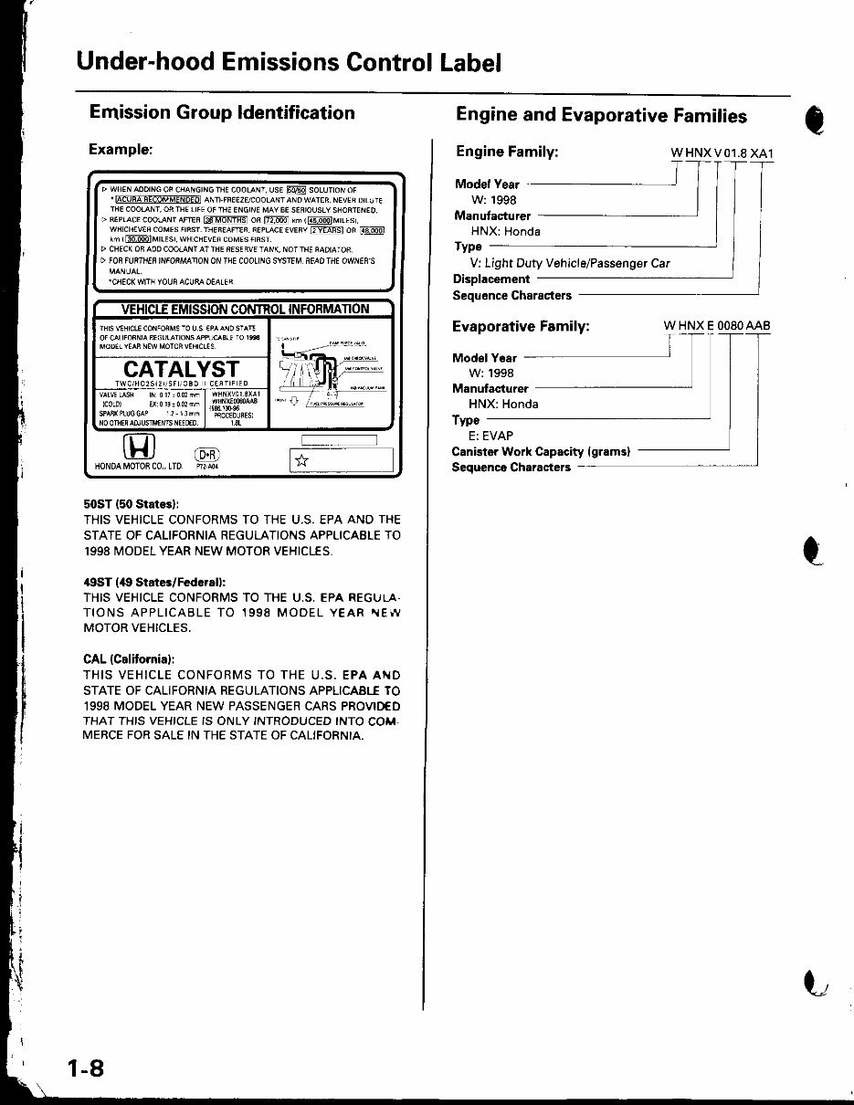 1998-2001 Acura Integra Service & Repair Manual preview img 9