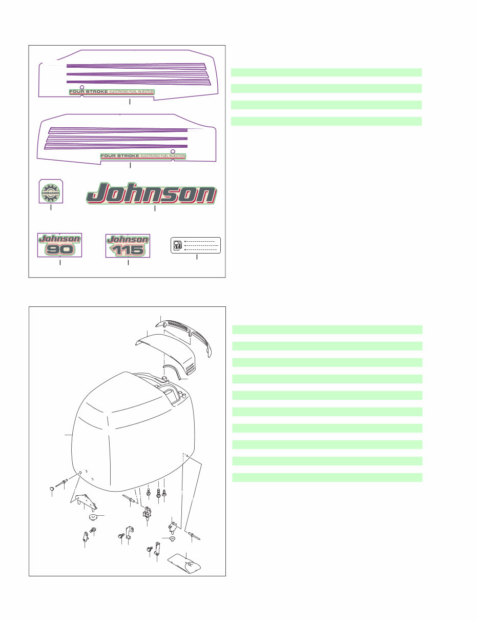 2005 Johnson Evinrude 90HP, 115HP 4-Stroke Parts Catalog Manual preview img 8