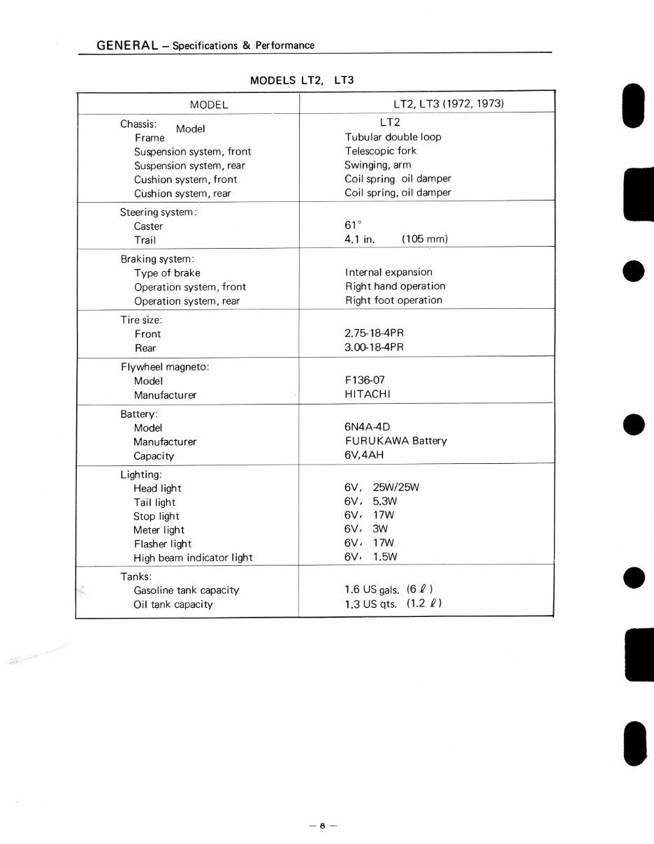1971-1973 Yamaha CT1C, CT2, CT3 100cc-175cc Enduro Motorcycle Service & Repair Manual preview img 10