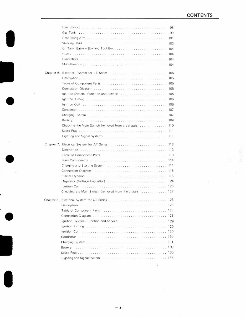 1971-1973 Yamaha CT1C, CT2, CT3 100cc-175cc Enduro Motorcycle Service & Repair Manual preview img 5