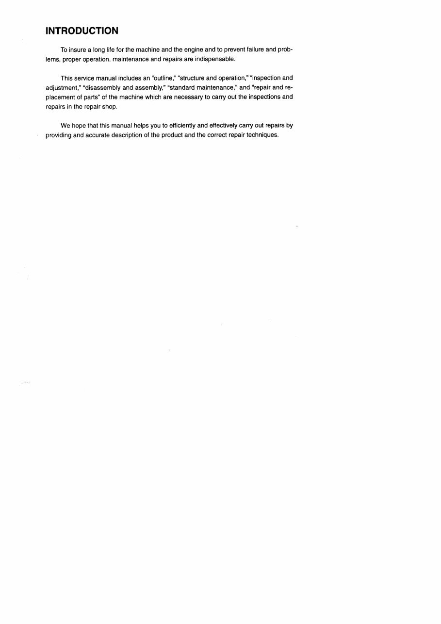 Hanix H08B Excavator Service and Parts Manual preview img 2