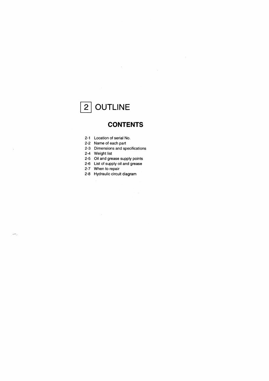 Hanix H08B Excavator Service and Parts Manual preview img 6