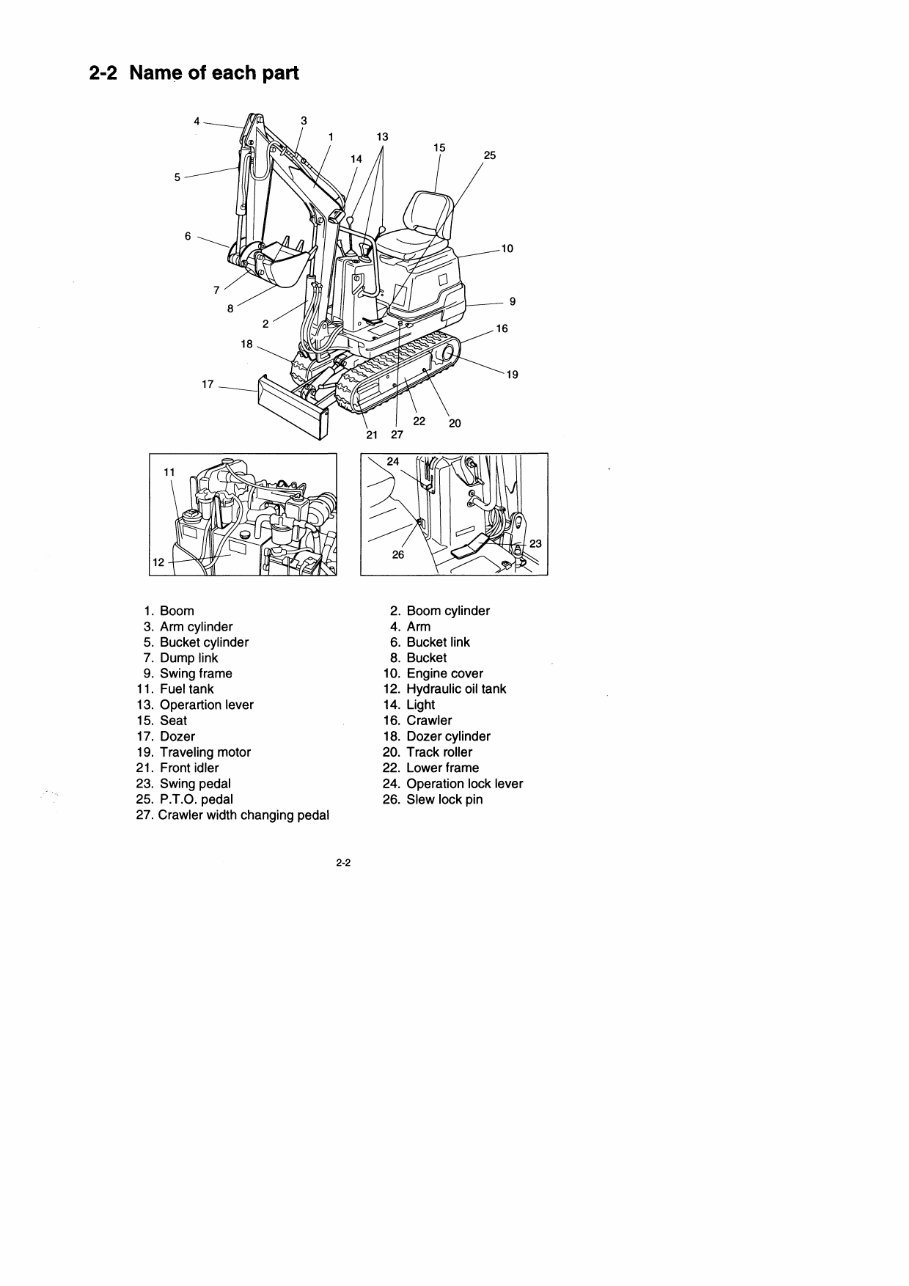Hanix H08B Excavator Service and Parts Manual preview img 8