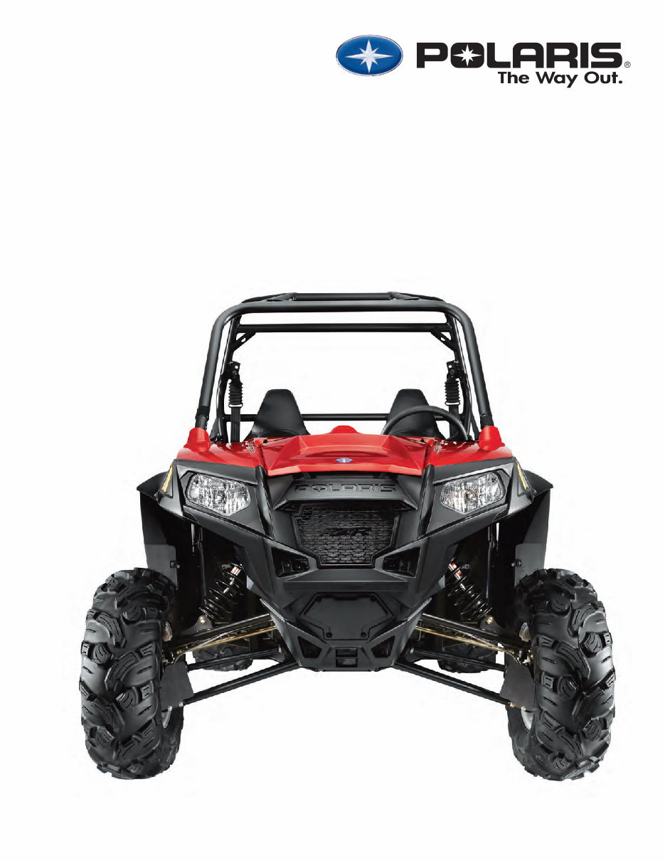 2012 Polaris Ranger RZR 570 Factory Service & Work Shop Manual preview img 1