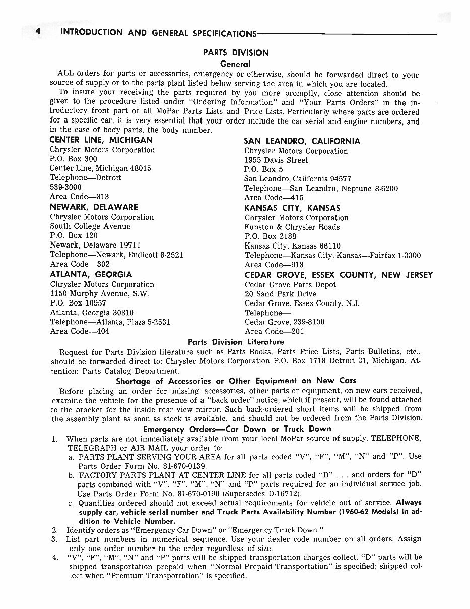 1964 1965 Plymouth Service manual Fury Satellite barracuda preview img 5