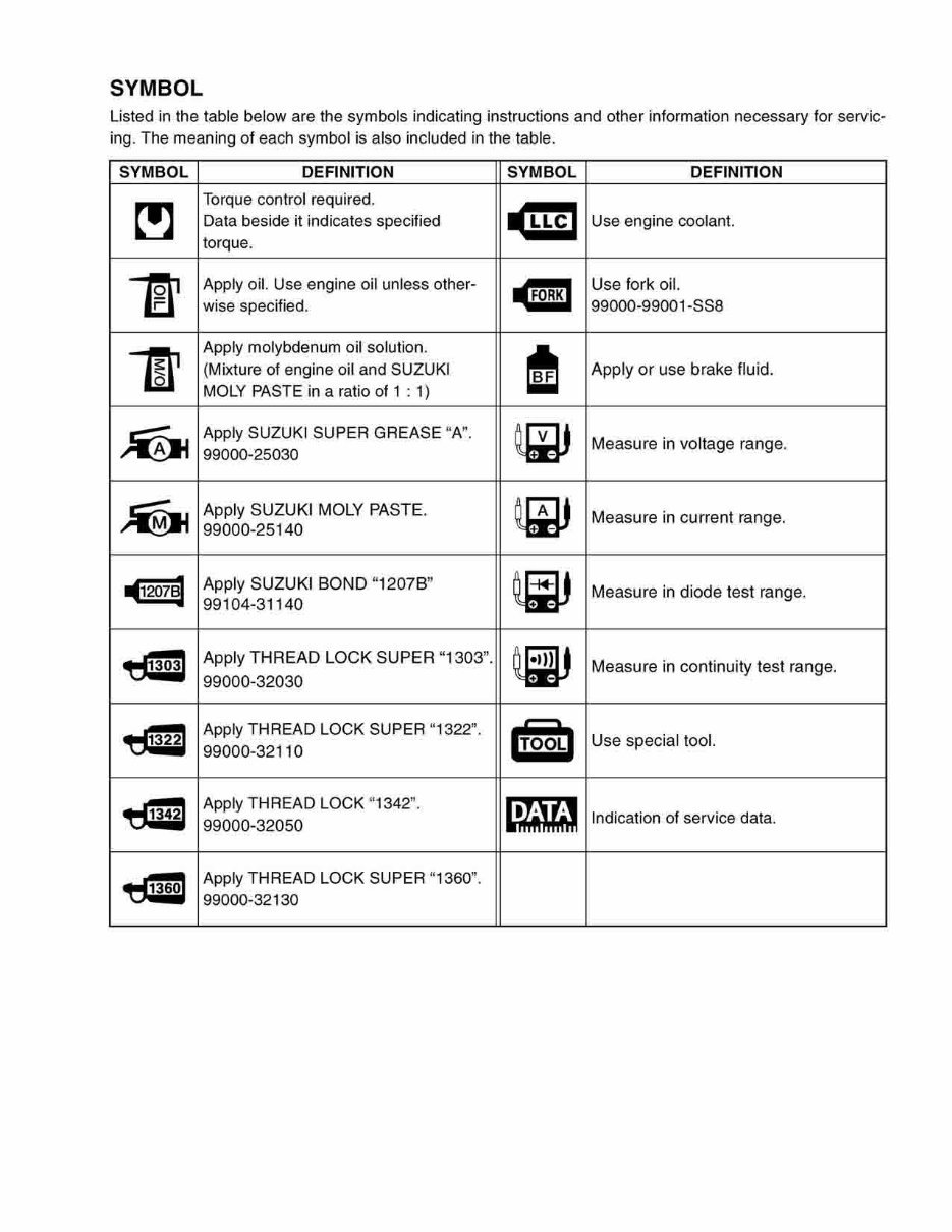 Suzuki DL1000 V-Strom Service Manual V Strom preview img 6