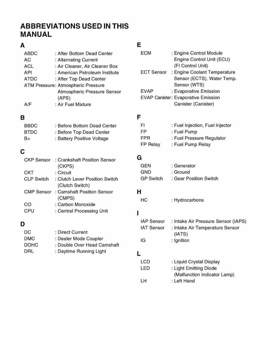 Suzuki DL1000 V-Strom Service Manual V Strom preview img 7