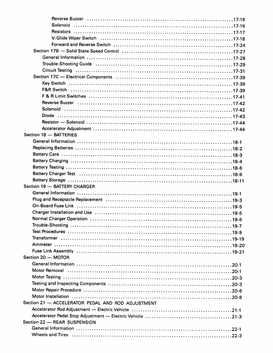 1993 Club Car DS Gas and Electric Vehicle Repair Manual preview img 8