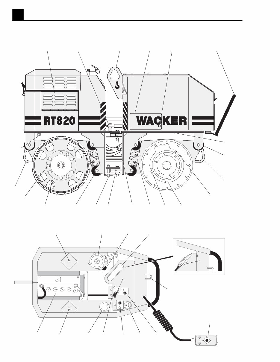 Wacker RT560 and RT820 operators manual preview img 10