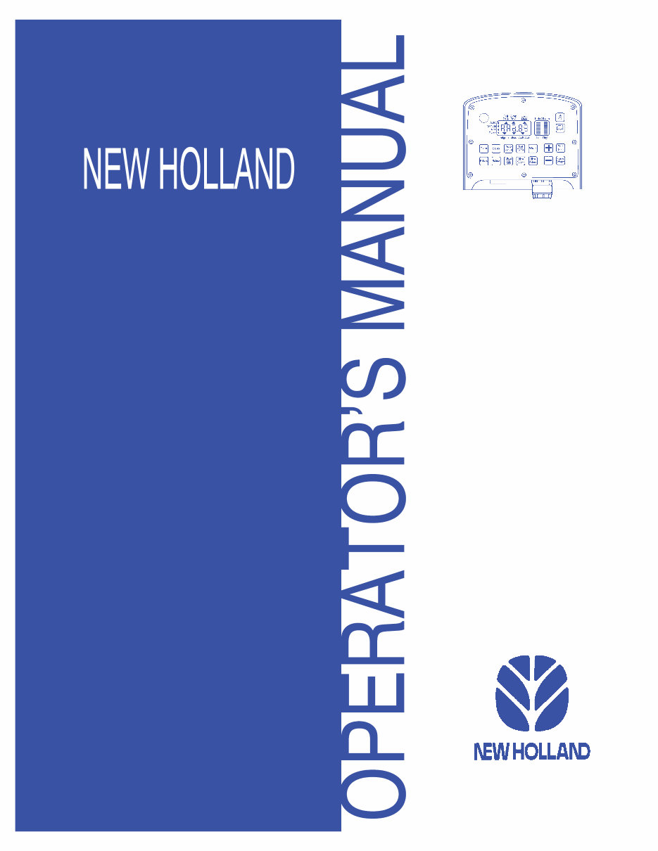 New Holland Bale Command Plus Operators Manual preview img 1