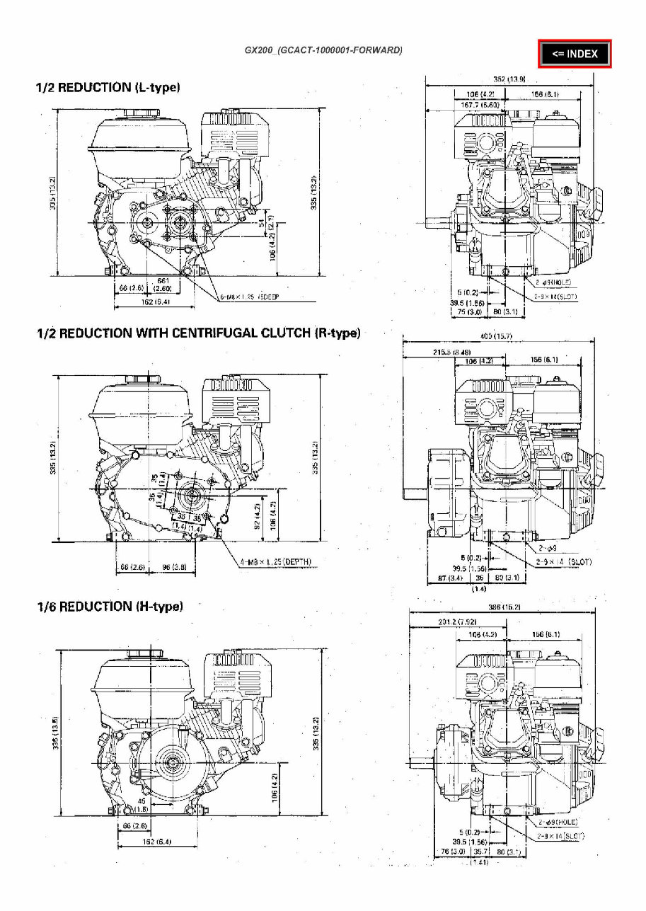 Honda GX200 Horizontal Shaft Engine OEM Service & Repair Manual preview img 5