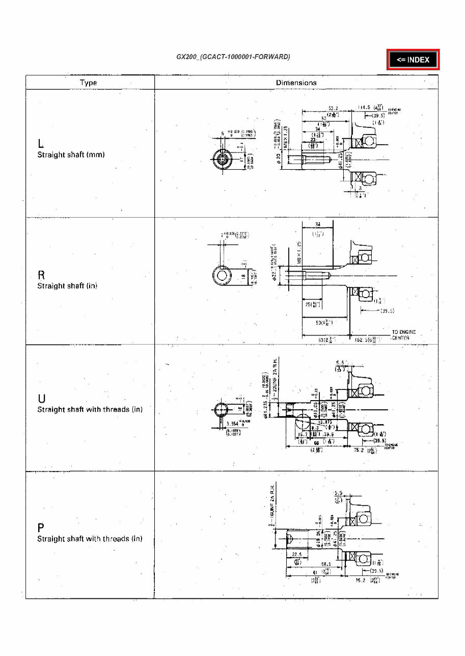 Honda GX200 Horizontal Shaft Engine OEM Service & Repair Manual preview img 7