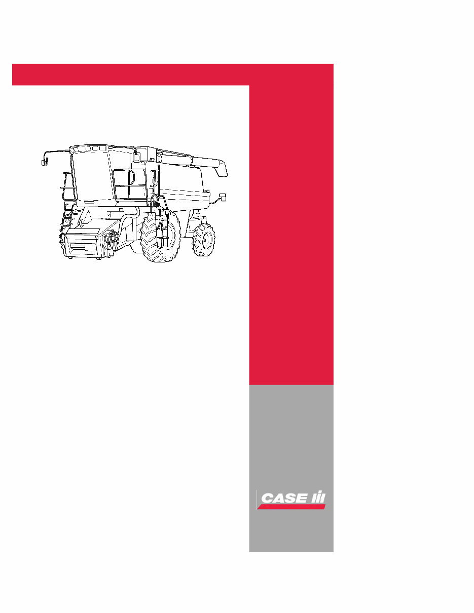 CASE IH 2388 Combine Operators Manual #2 preview img 1
