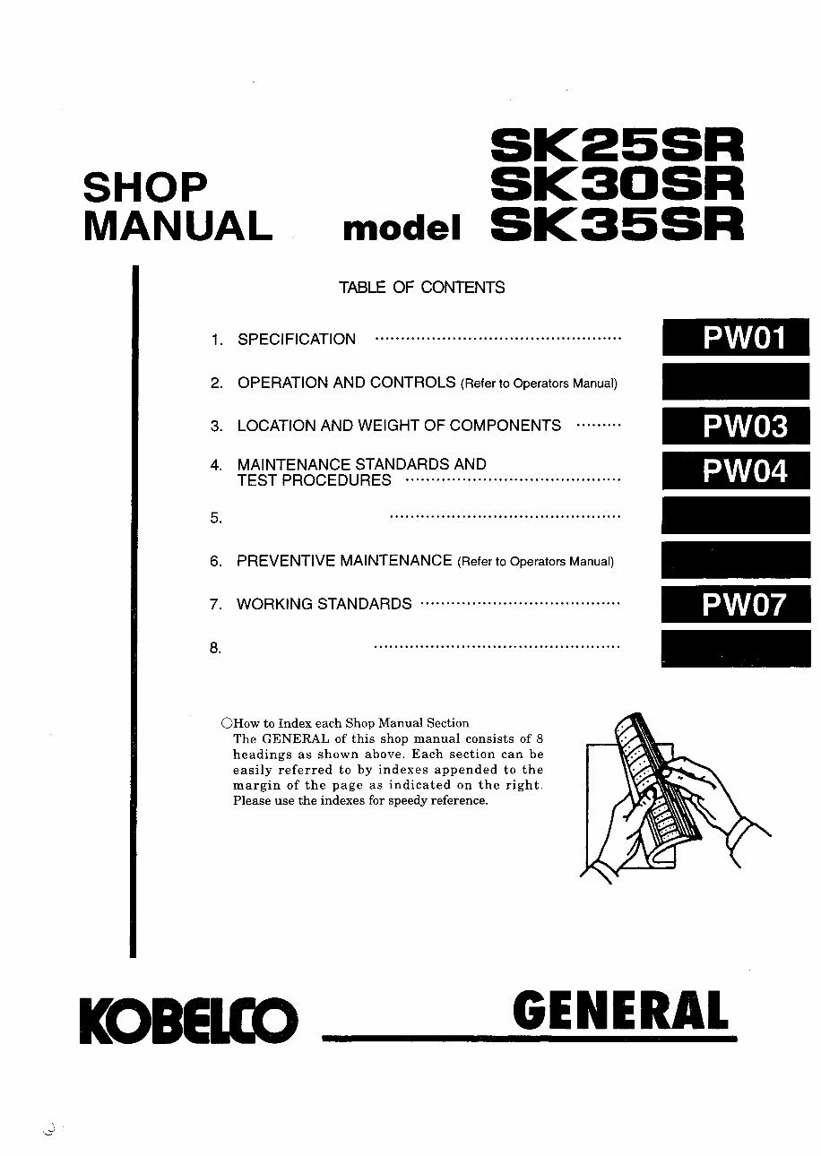 Kobelco SK25SR Mini Excavator Parts Manual INSTANT (SN: PV10001 and up) preview img 4