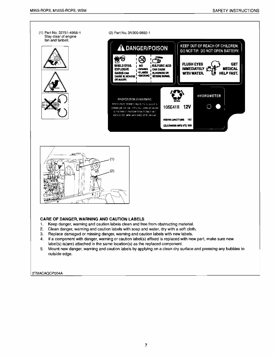 Kubota M95s Tractor Factory Service Repair Manual preview img 8