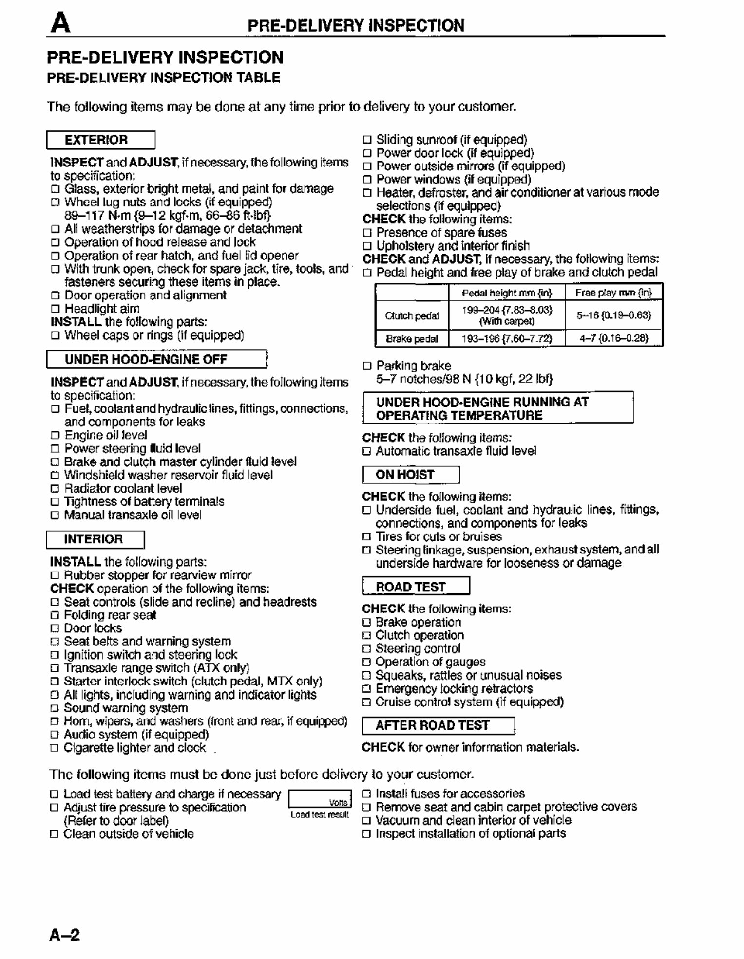 1992-1995 Mazda MX3 Service & Repair Manual preview img 6