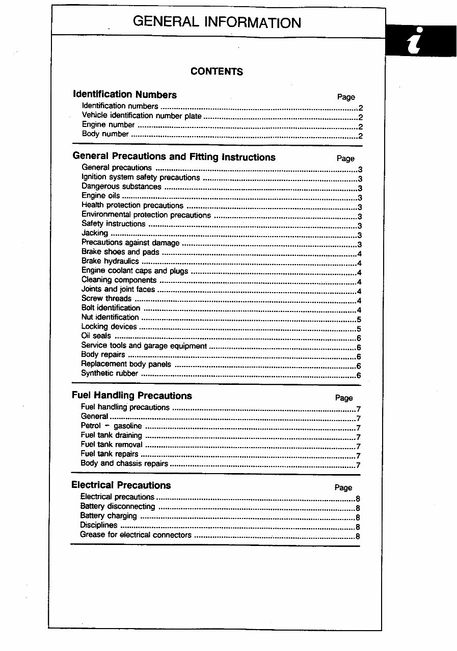 1992-1996 Rover Mini Service & Repair Manual preview img 6