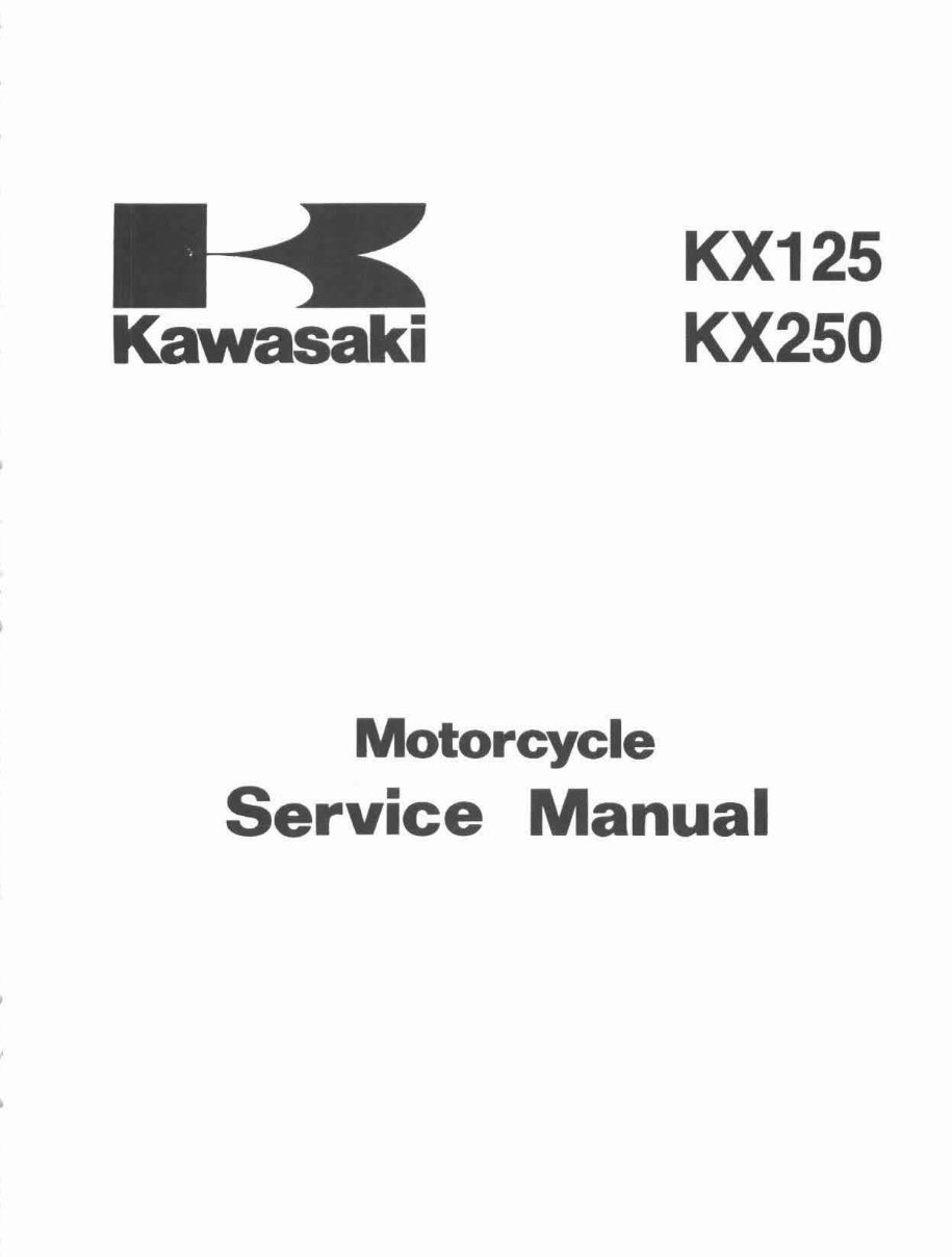 1992-1995 Kawasaki KX125 Service & Repair Manual preview img 5