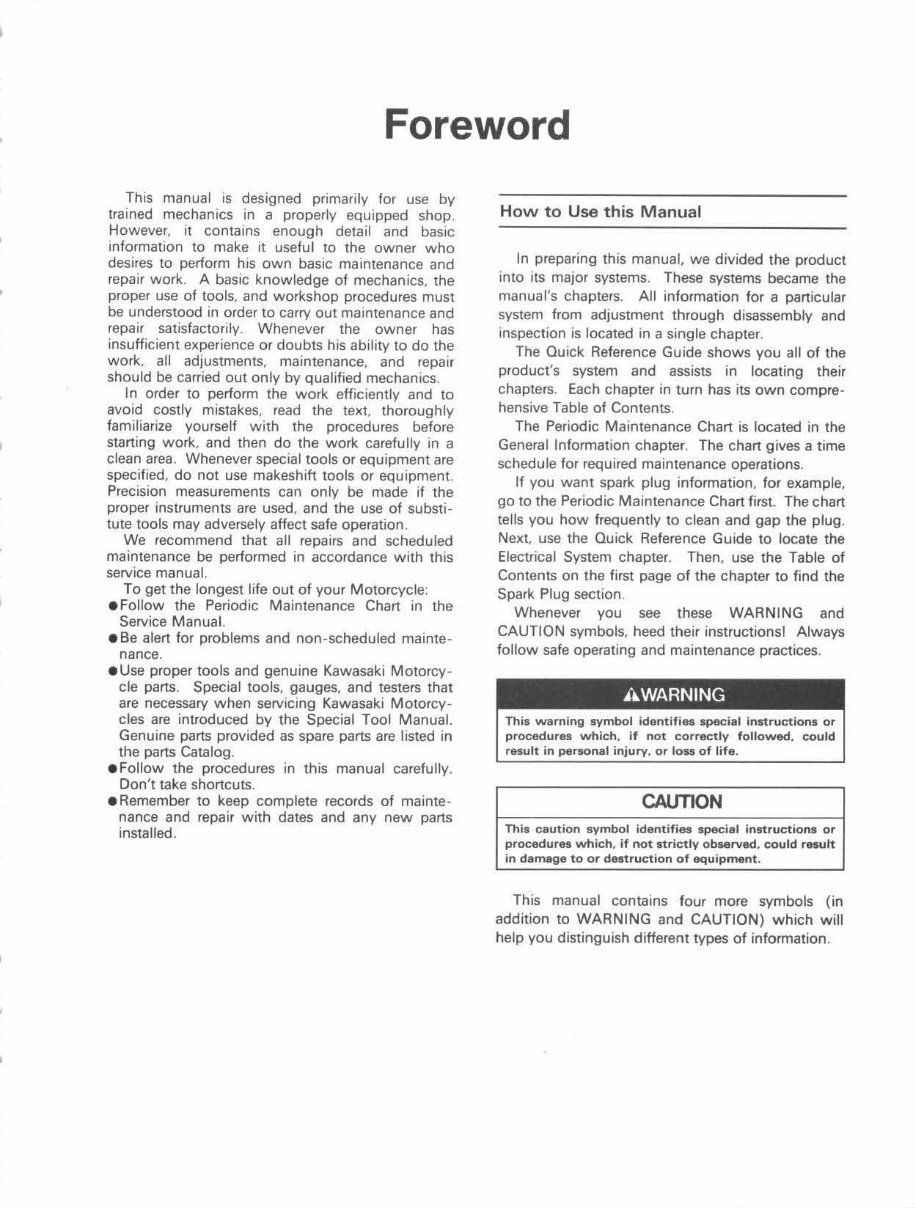 1992-1995 Kawasaki KX125 Service & Repair Manual preview img 7