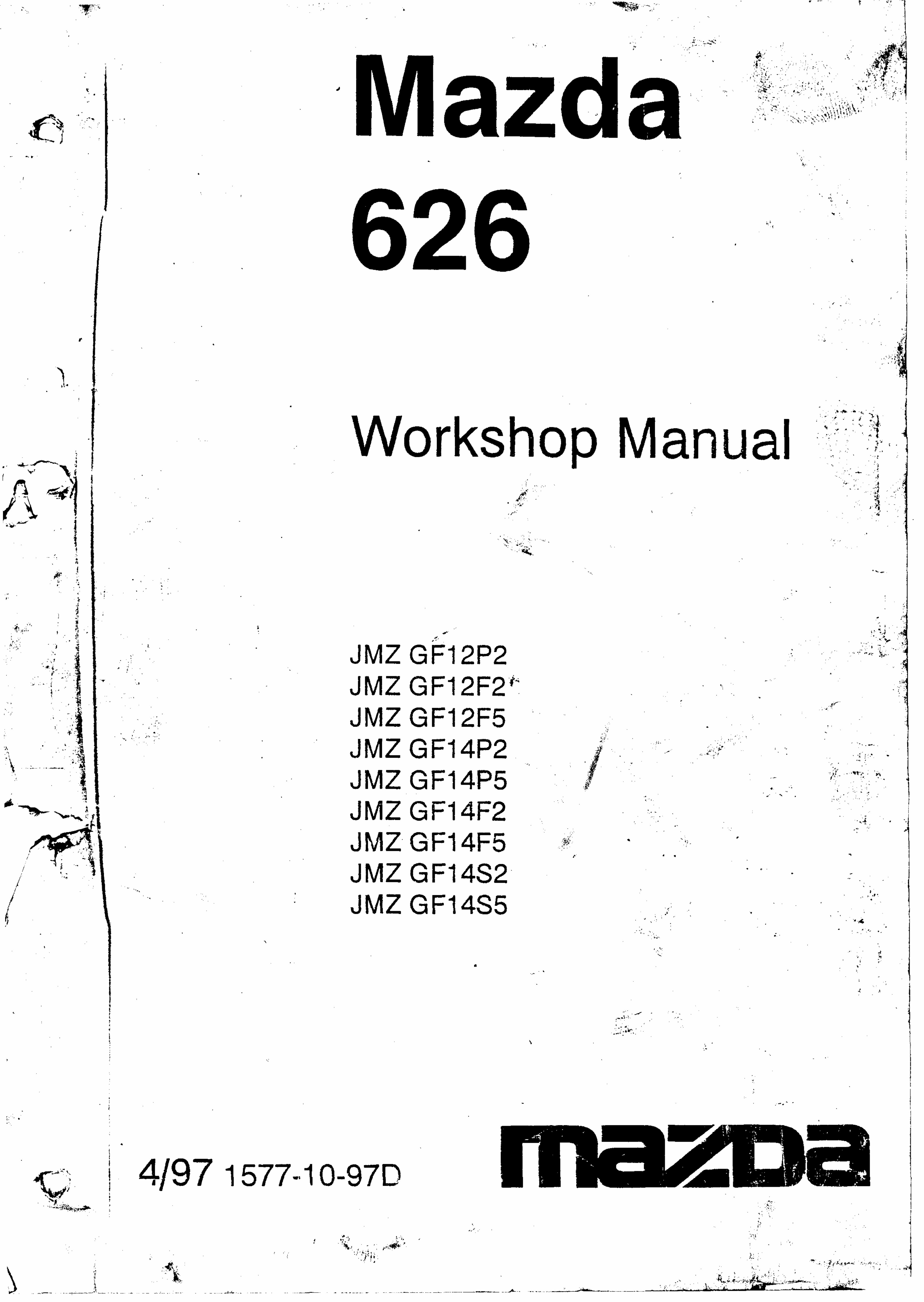 1998-2002 Mazda 626 Service & Repair Manual preview img 1