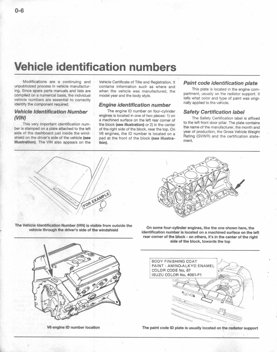 1992 Isuzu Pickups Service & Repair Manual preview img 7