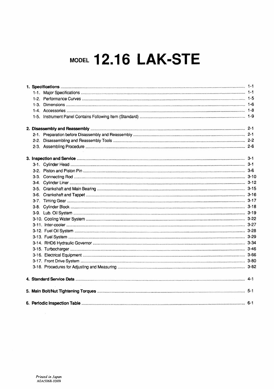 YANMAR 12LAK(M)-STE2 16LAK-STE1 Engine Full Service & Repair Manual preview img 3