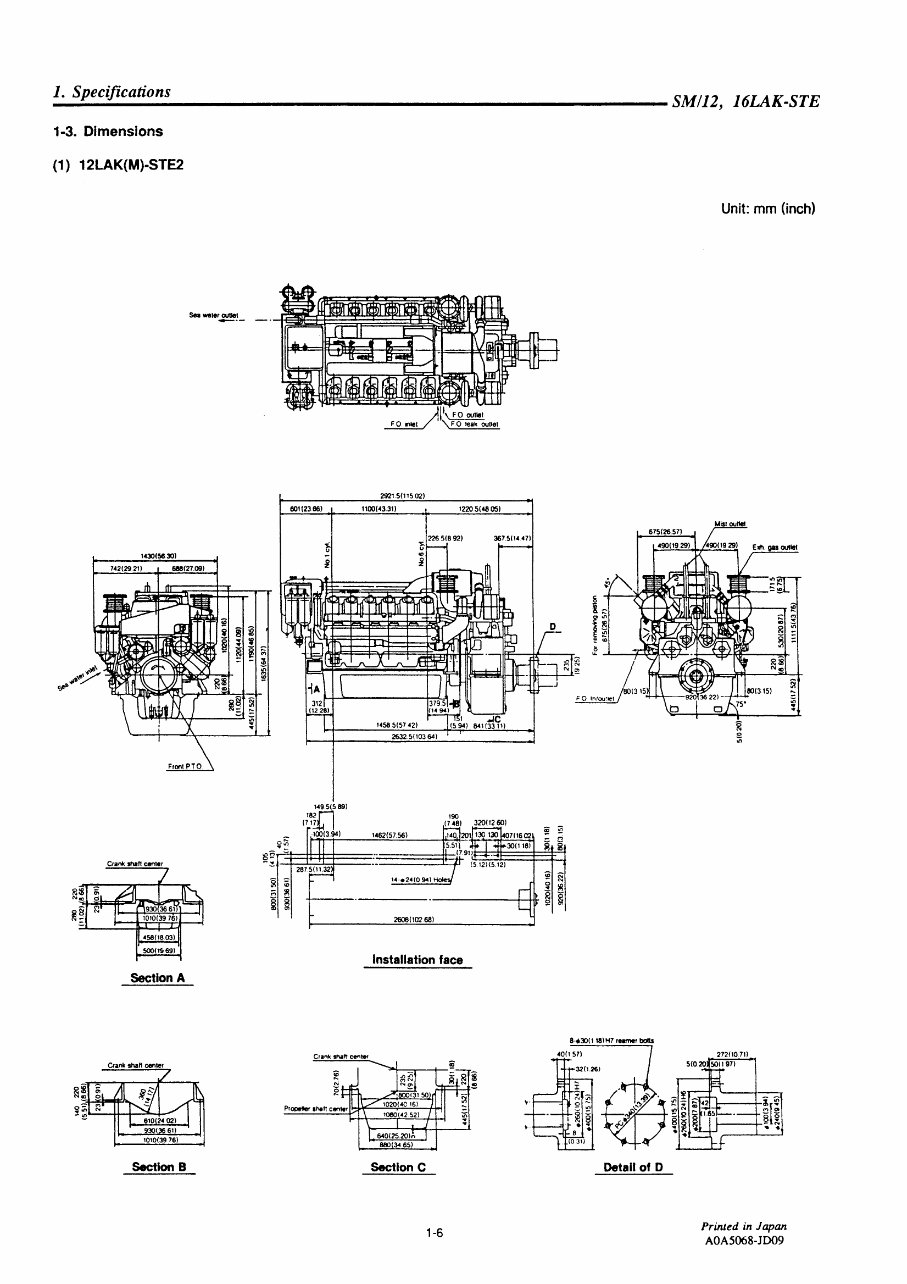 YANMAR 12LAK(M)-STE2 16LAK-STE1 Engine Full Service & Repair Manual preview img 9
