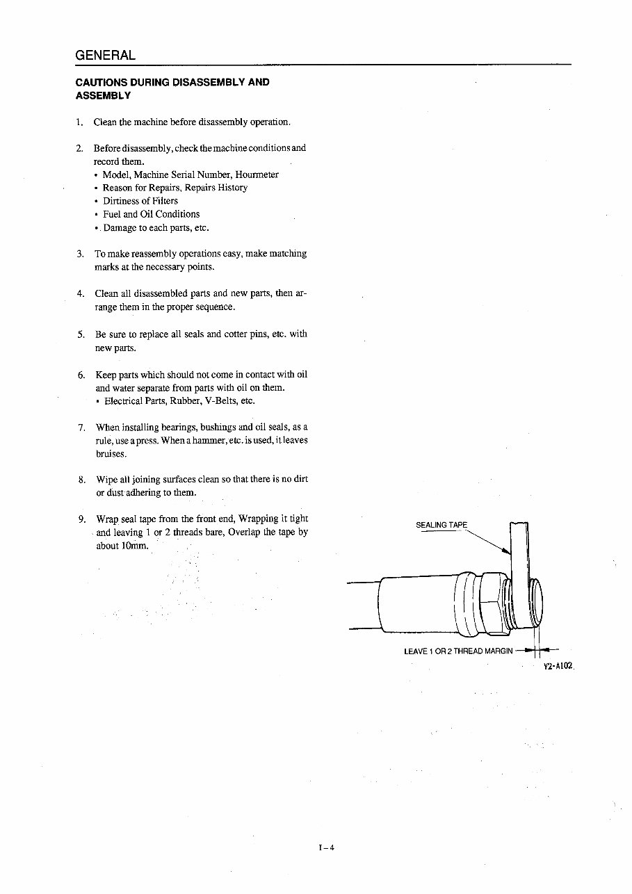 Takeuchi TB070 Compact Excavator Service Repair Workshop Manual preview img 10