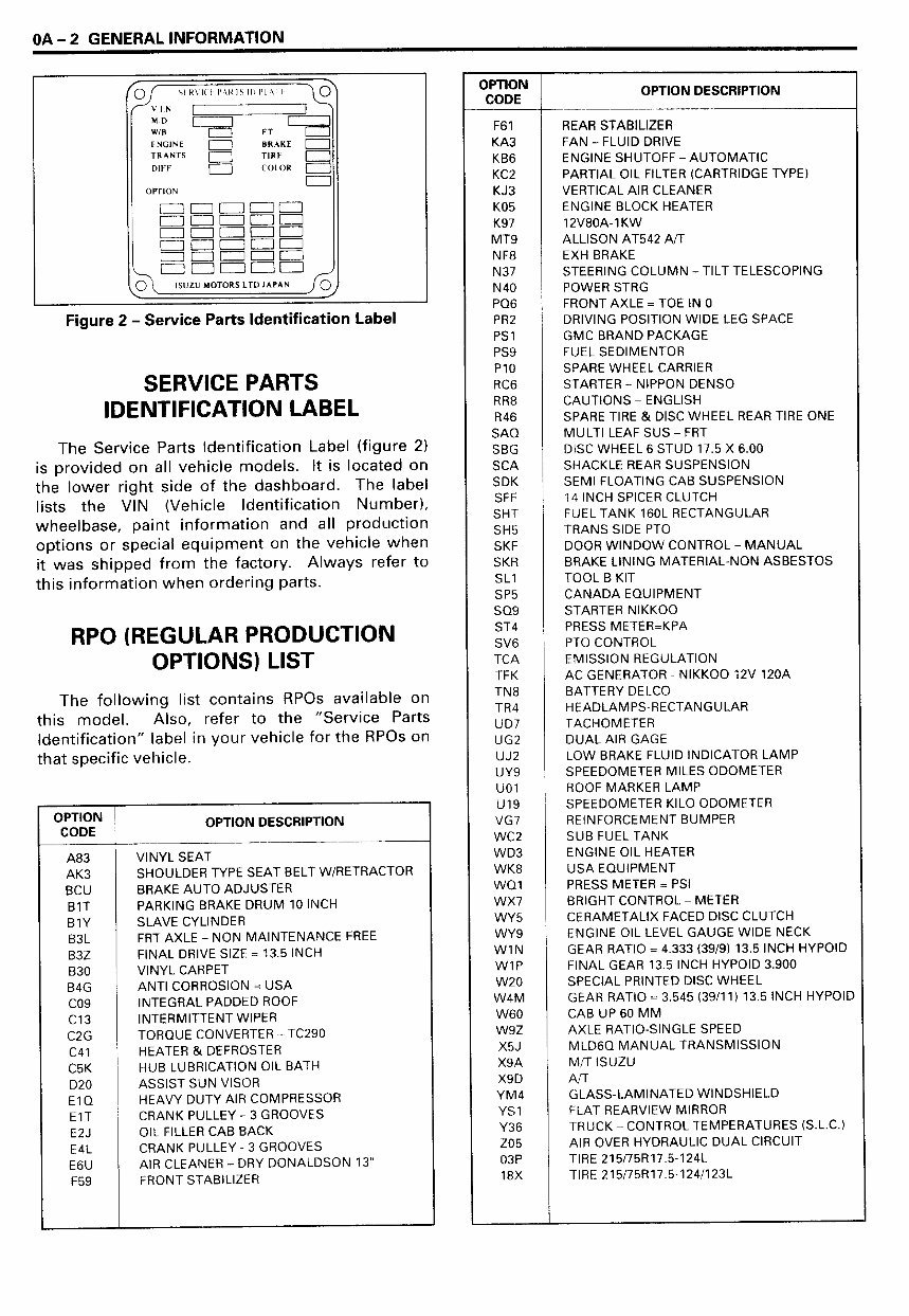 1997-1998 Isuzu Commercial Truck FRR/W5 Service & Repair Manual preview img 8
