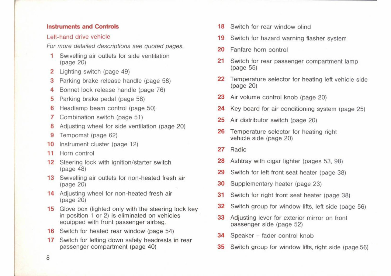 1984-1996 Mercedes-Benz E-Class CE-Class 4MATIC Owners Manual preview img 10