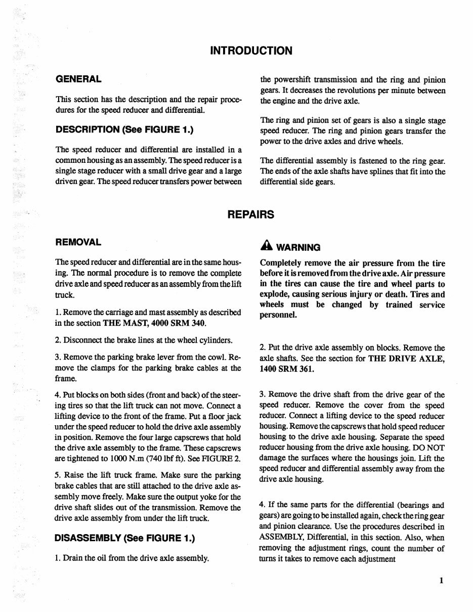 HYSTER Challenger G005 (H70XL, H80XL, H90XL, H100XL, H110XL, H90XLS) Forklift Service Repair Manual + Parts Manual preview img 3