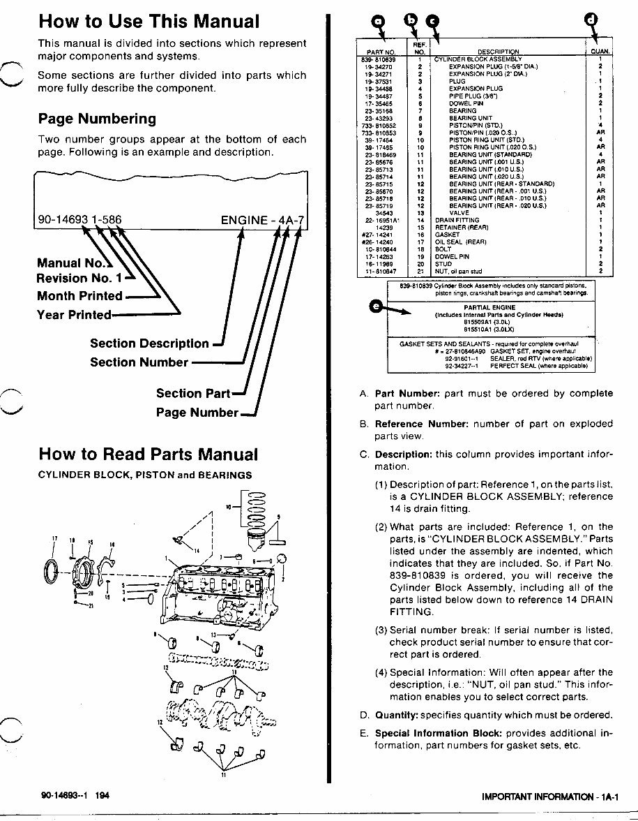 1985-1989 Mercury Mercruiser #10 Marine EngineS GM 4-Cylinder Workshop Service Repair Manual preview img 8