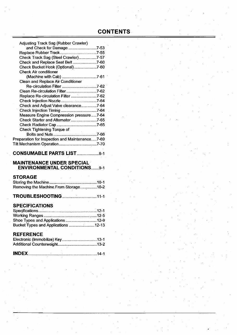 Airman AX Series (AX30/AX35/AX40/AX50) Mini-Excavator Operators Manual preview img 7