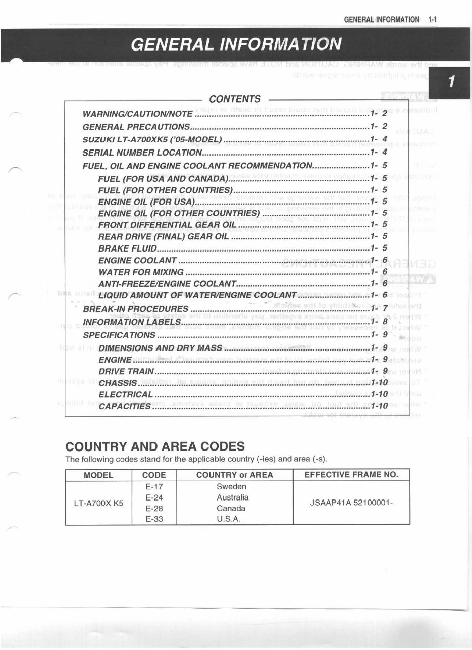 2005-2007 Suzuki KingQuad 700 LT-A700X Service & Repair Manual preview img 7