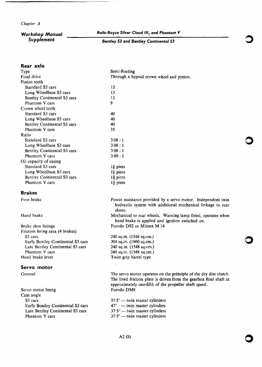 Rolls-Royce Silver Cloud II Bentley Engine Workshop Manual preview img 10