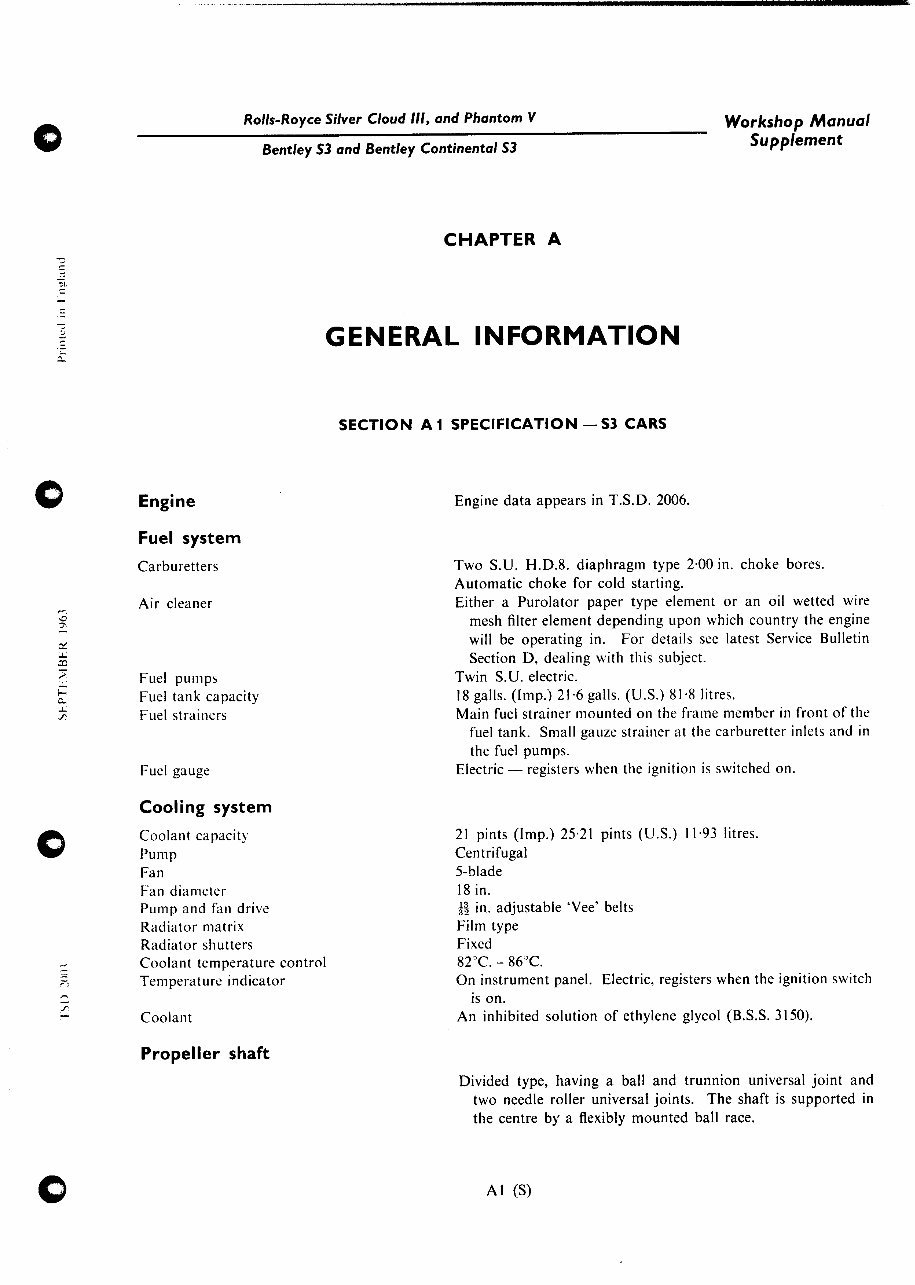 Rolls-Royce Silver Cloud II Bentley Engine Workshop Manual preview img 9