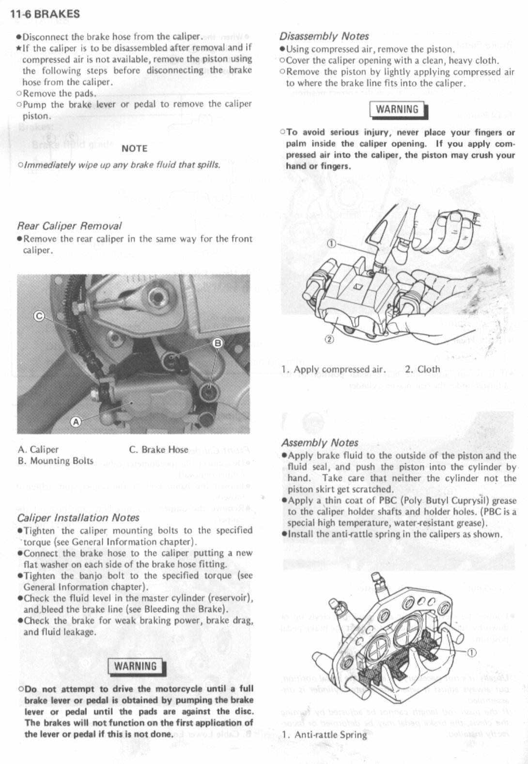 KAWASAKI KR-1 KR-250 Workshop Service Repair Manual preview img 6