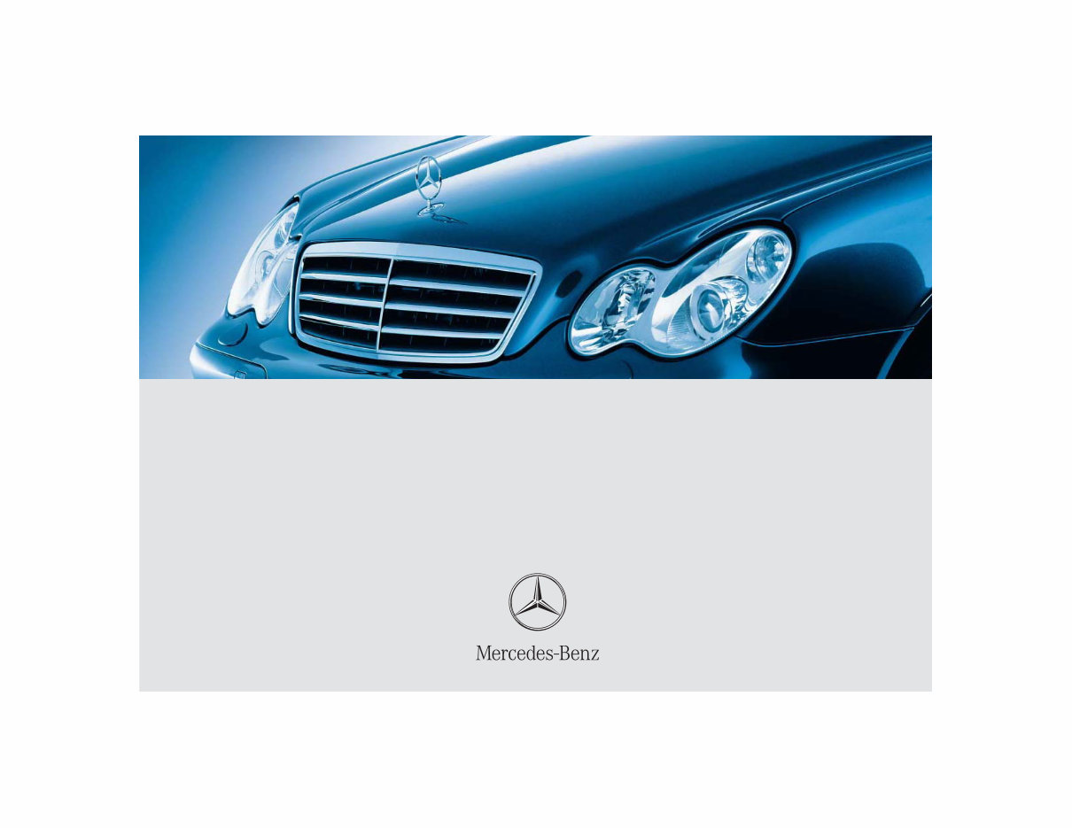 2005 Mercedes-Benz C-Class C230 C240 C320 C55 AMG Owners M preview img 1