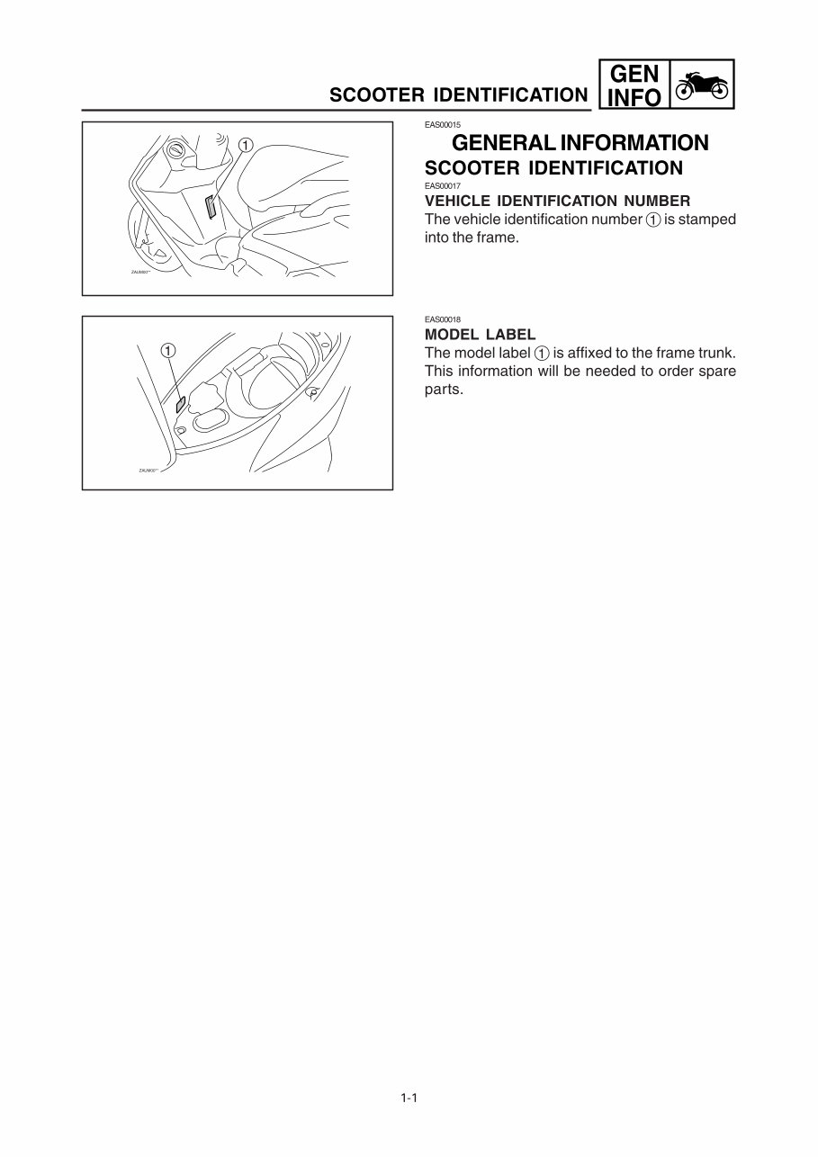 YAMAHA CYGNUS 125 NXC125 XC125 Workshop Repair Manual 2004-2009 preview img 8