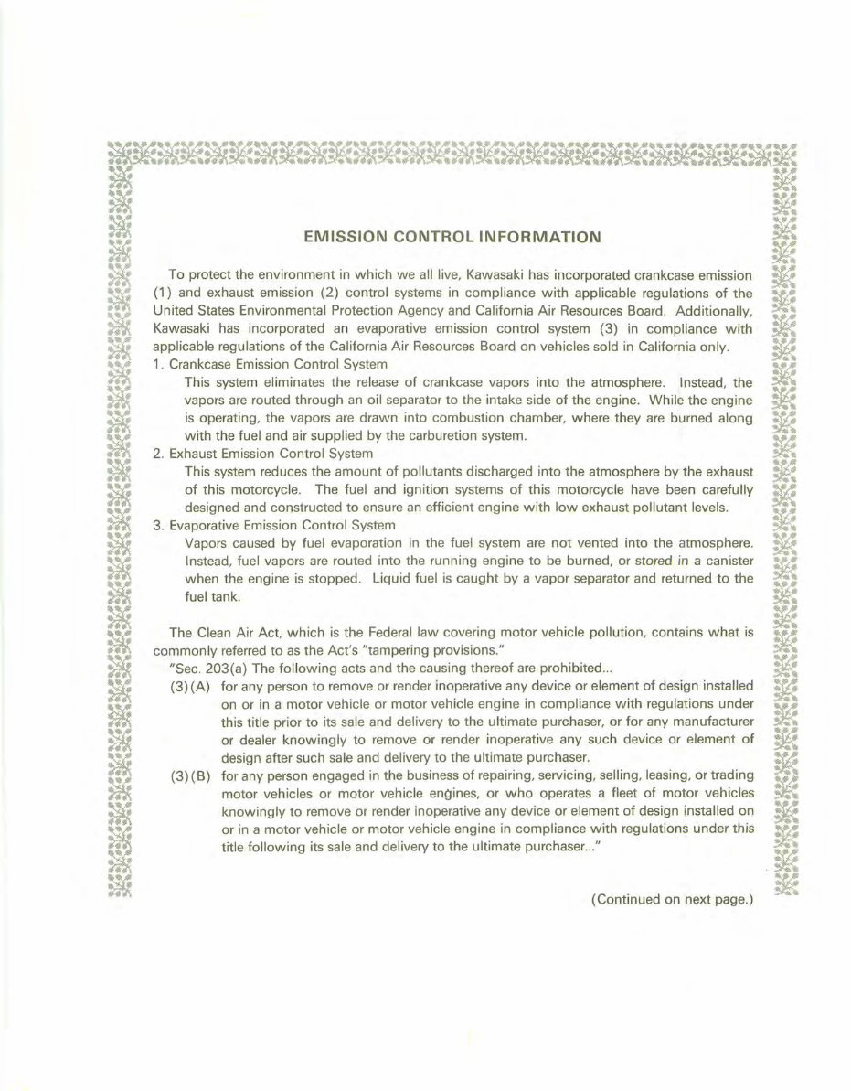 1991 Kawasaki ZR1100-A1 (Zephyr 1100) Motorcycle Workshop Service Manual in German preview img 5