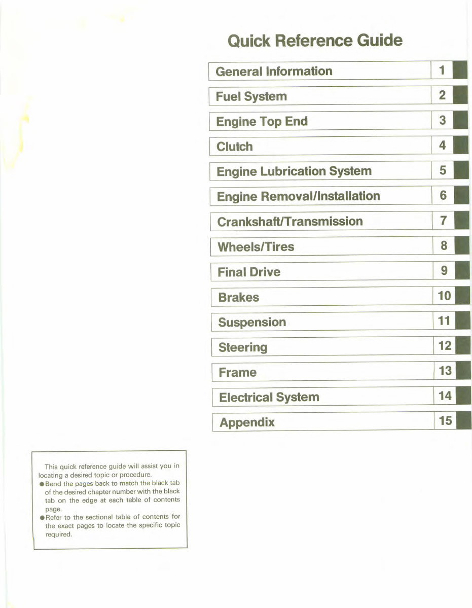 1991 Kawasaki ZR1100-A1 (Zephyr 1100) Motorcycle Workshop Service Manual in German preview img 7