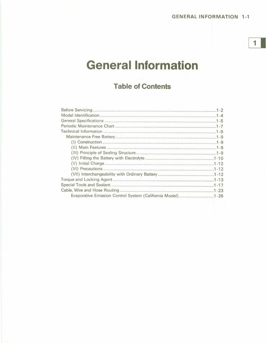 1991 Kawasaki ZR1100-A1 (Zephyr 1100) Motorcycle Workshop Service Manual in German preview img 8