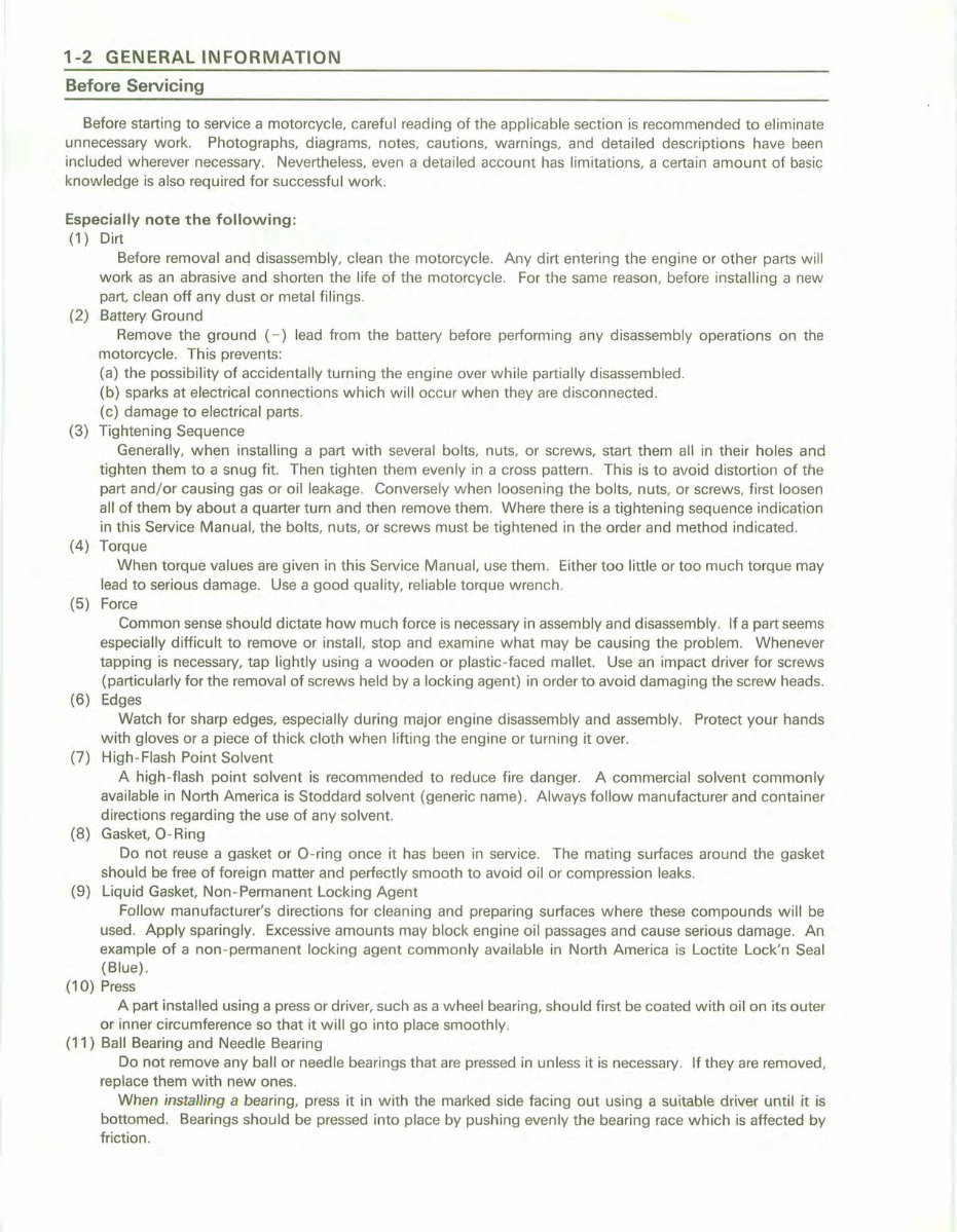 1991 Kawasaki ZR1100-A1 (Zephyr 1100) Motorcycle Workshop Service Manual in German preview img 9