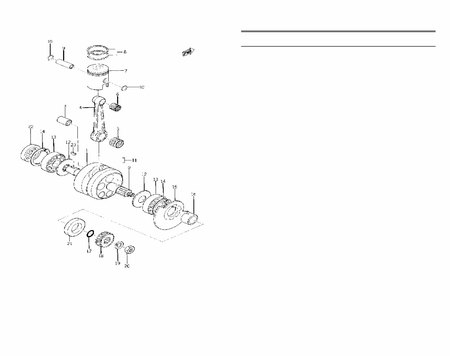 YAMAHA YG1 YG1K Replacement Parts Manual preview img 6