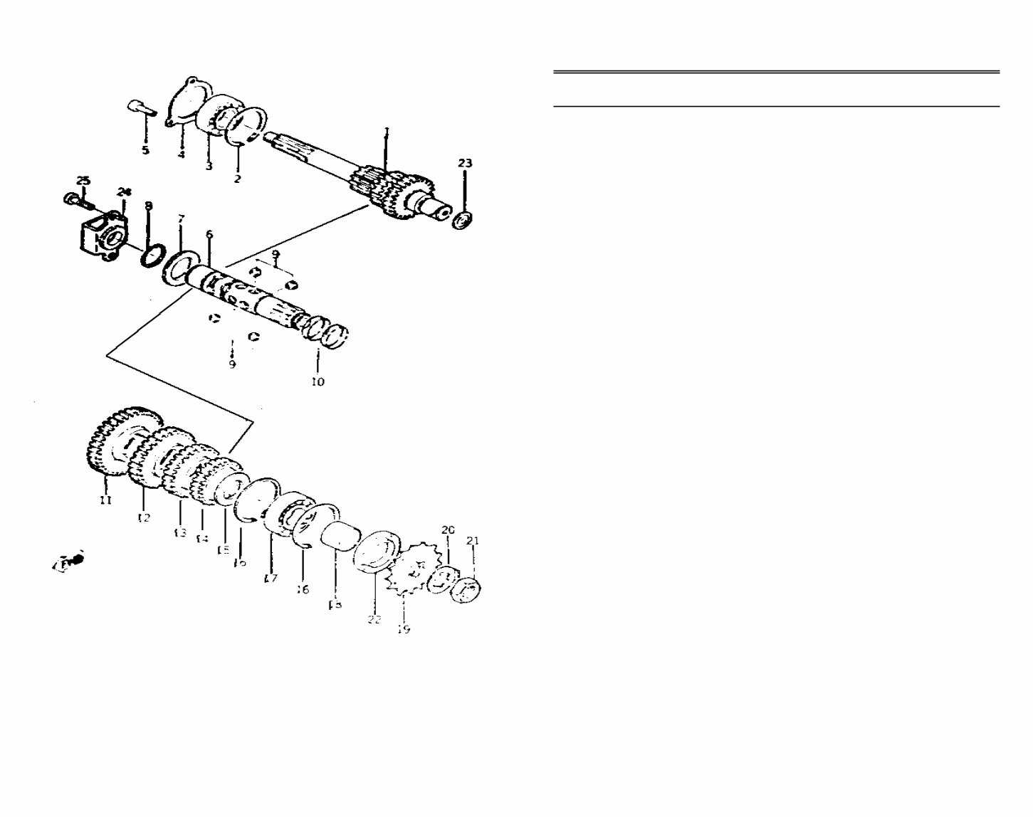 YAMAHA YG1 YG1K Replacement Parts Manual preview img 9