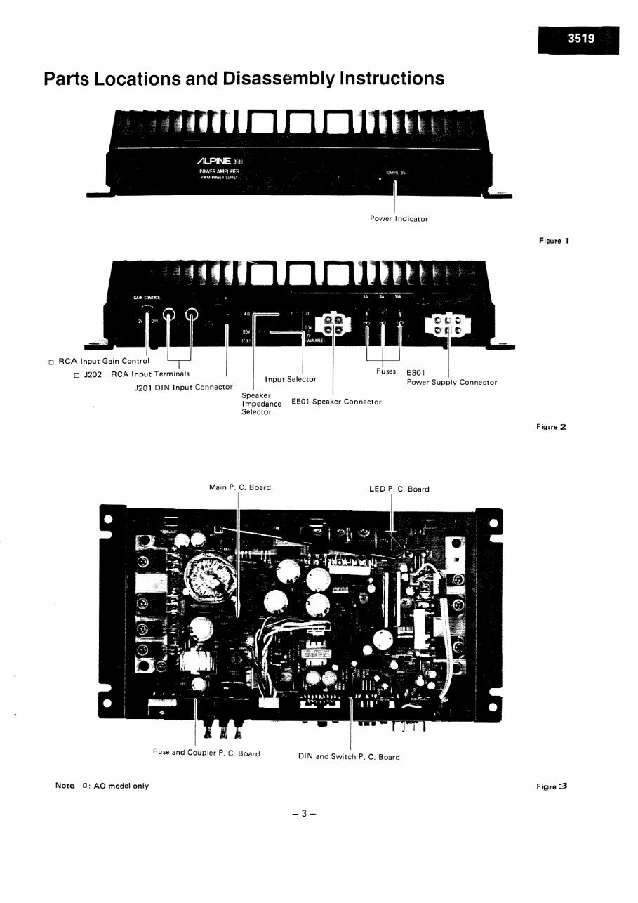 Alpine 3519 Service Manual preview img 4