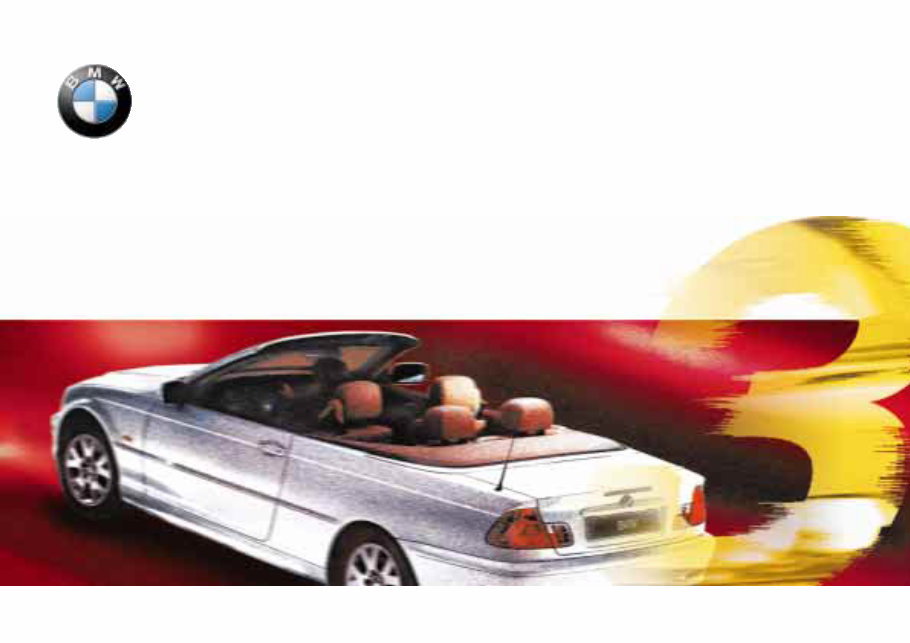 2000 BMW E46 Owners Manual preview img 1