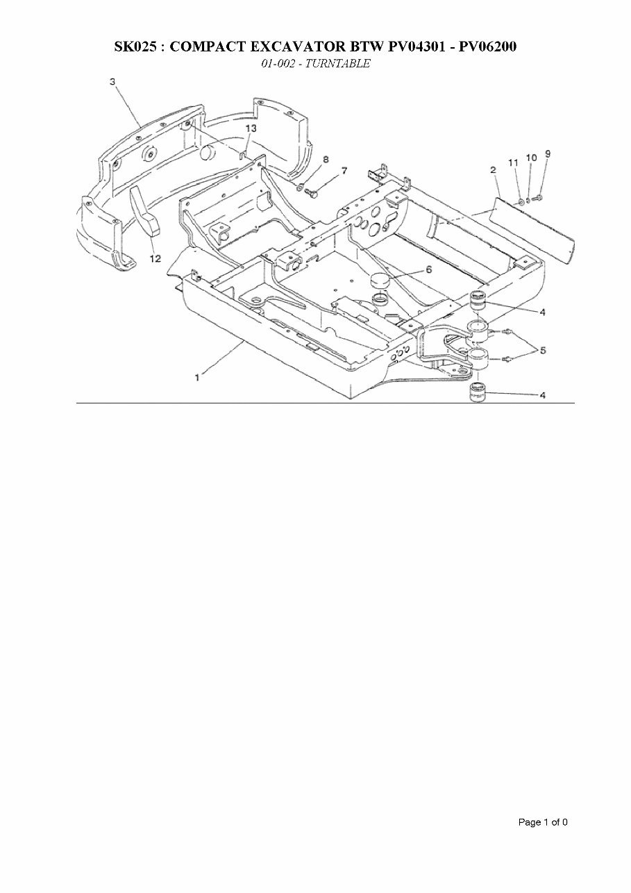 KOBELCO SK025 Excavator Parts Catalog Manual preview img 10
