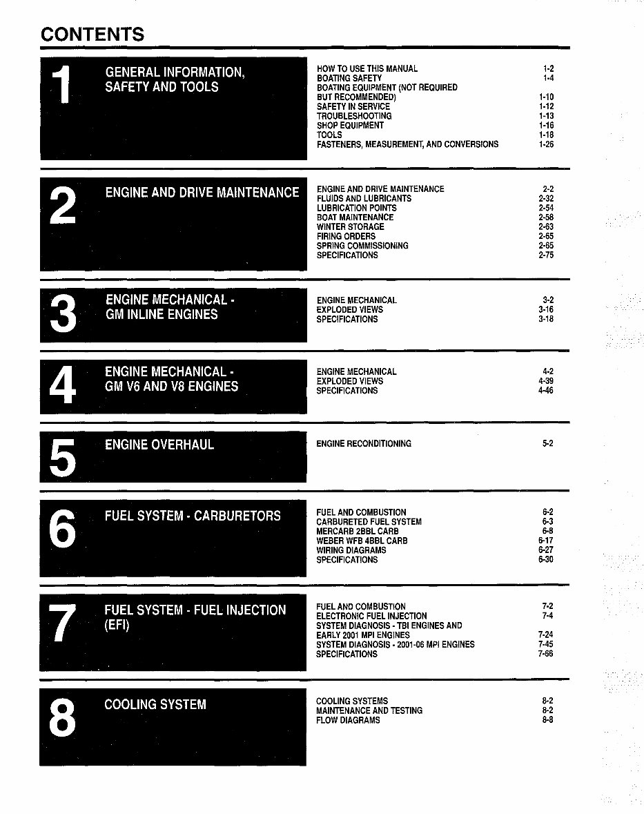 2001-2006 Mercruiser Sterndrive Service & Repair Manual preview img 1