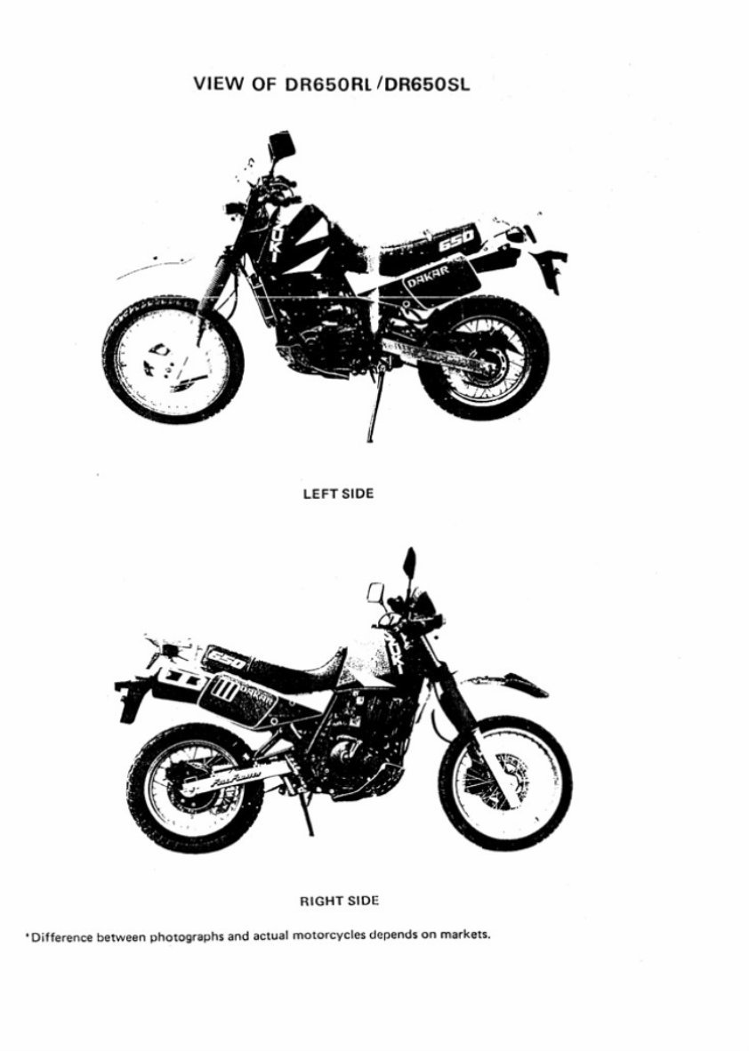 1991-1993 Suzuki DR650 Service & Repair Manual preview img 2